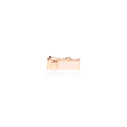 RECTANGULAR BOX CLASP IN RED GOLD 14 KT WIDTH MM.3 X LENGTH MM.10,5