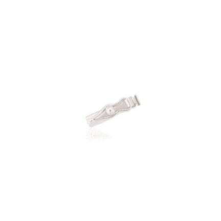 RECTANGULAR BOX CLASP IN WHITE GOLD 14 KT WIDTH MM.2,7 X LENGTH MM.12