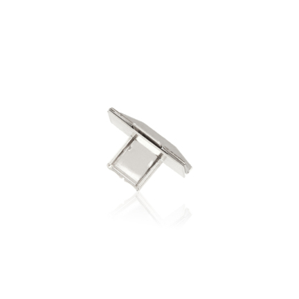 BOX CLASP IN WHITE GOLD 14 KT TONGUE WIDTH MM.5 X LENGTH MM.10