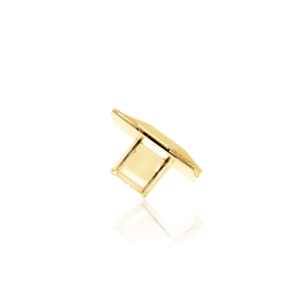 BOX CLASP IN YELLOW GOLD 18 KT TONGUE WIDTH MM.6 X LENGTH MM.14